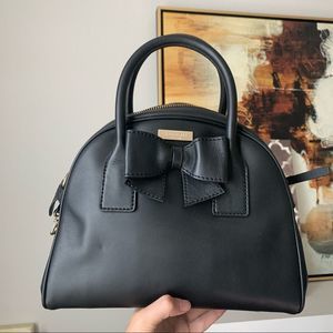 NWT Kate Spade New York MONTROSE AVENUE LEELAND BOW SATCHEL Black
